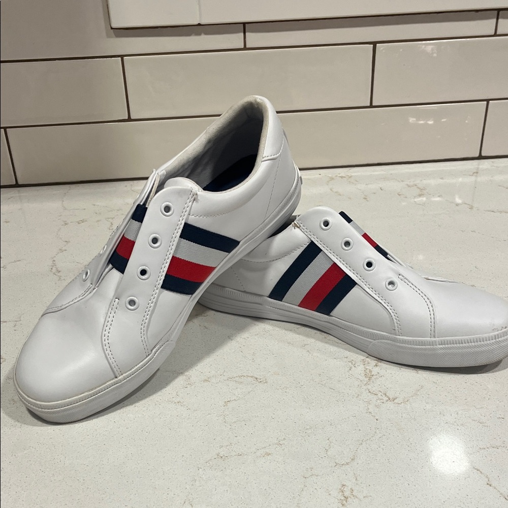 Tommy Hilfiger Fashion Anni Slip On Sneaker Women's White Shoes